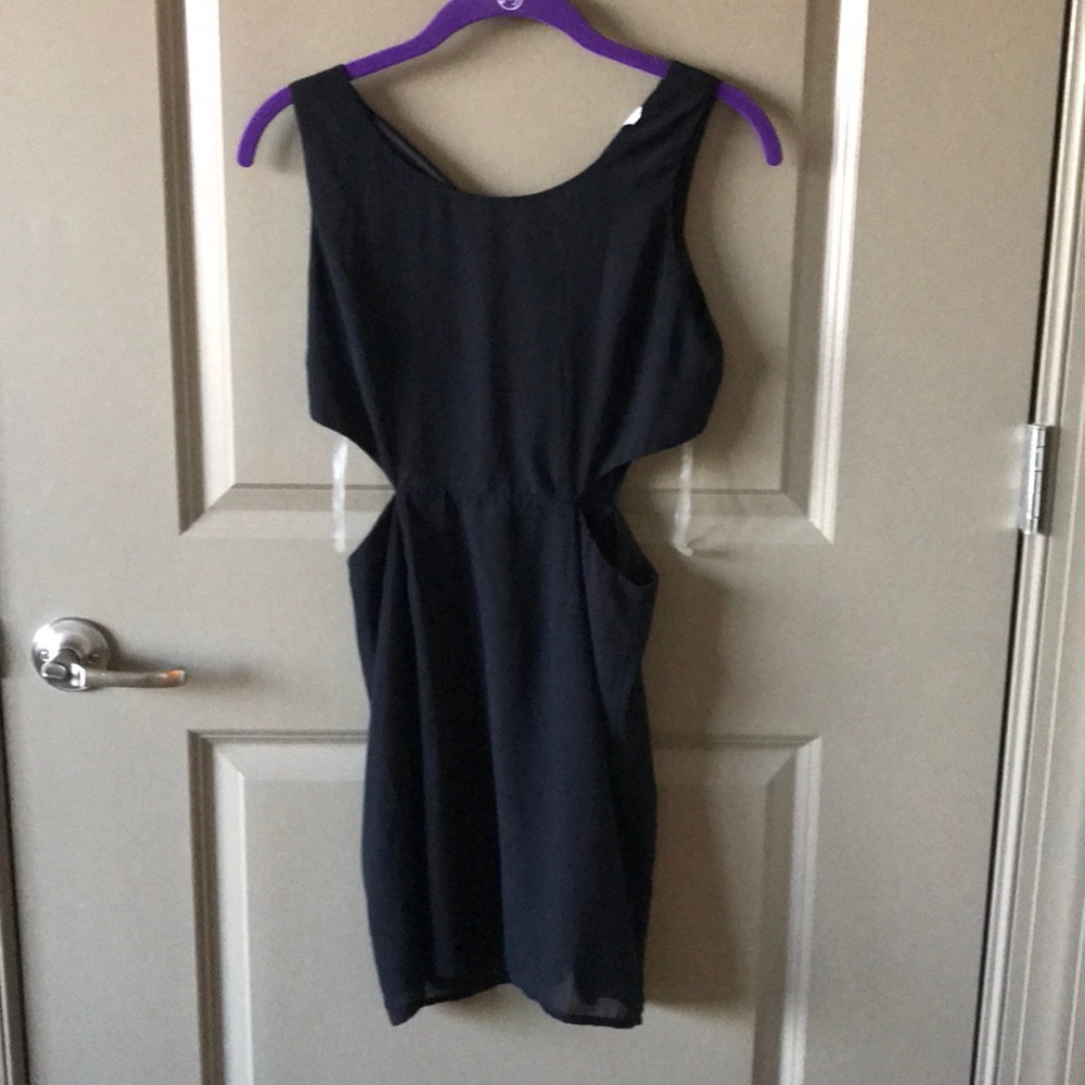 Tobo dress with side cut outs!